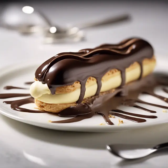 Foto de Chocolate Éclair with Ice Cream