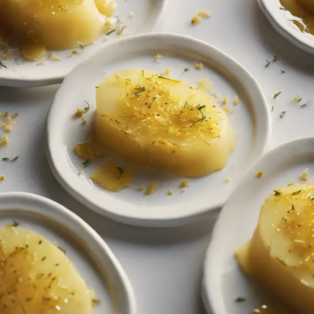 Foto de Golden Potato Slices in Butter