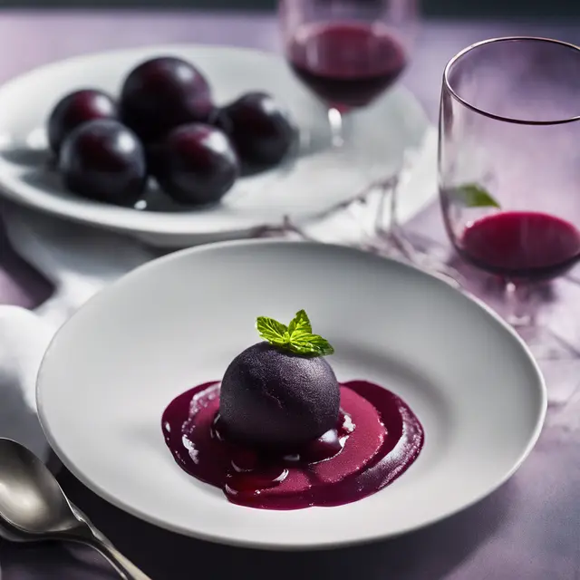 Foto de Black Plum Sorbet