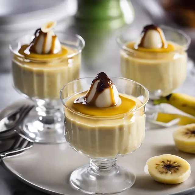 Foto de Vanilla Pudding with Banana Sauce