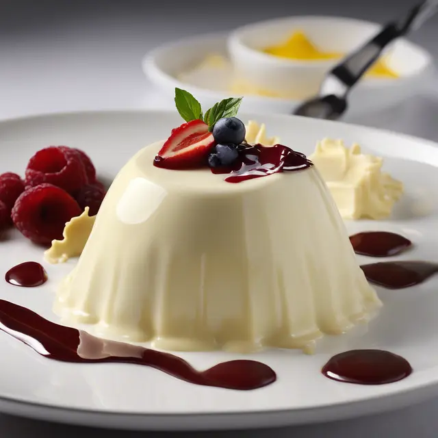 Foto de Vanilla Pudding with Zabione Sauce