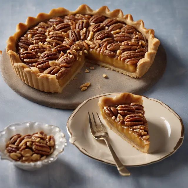 Foto de Peanut and Pecan Tart