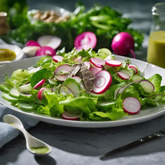 Foto de Green Salad with Anchovy Dressing