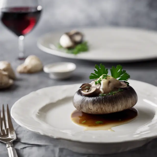 Foto de Portobello Mushroom in Porto Wine