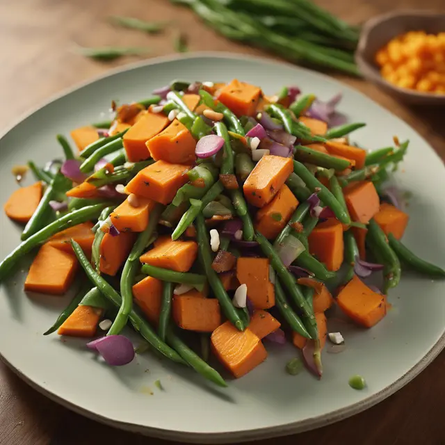 Foto de Sweet Potato, Carrot, and Green Bean Salad