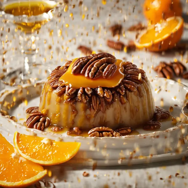 Foto de Pecan Pudding with Orange Syrup