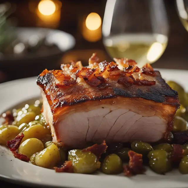 Foto de Pork Belly Roast with White Wine