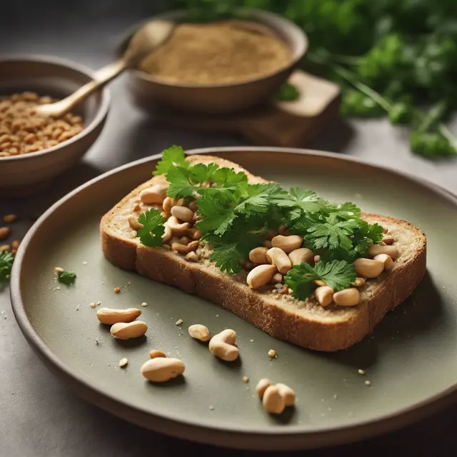 Foto de Peanut and Cassava Flour Toast with Spices