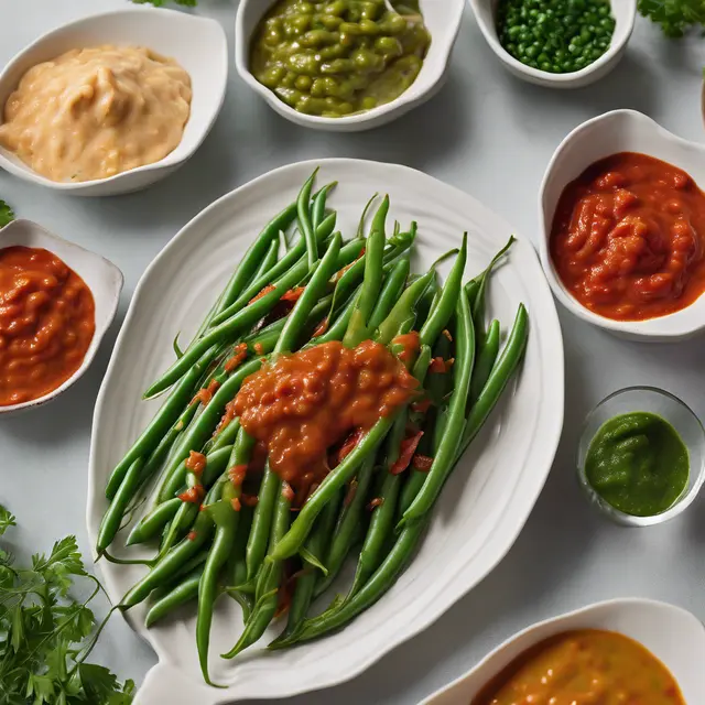 Foto de Green Beans with Pimento Sauce