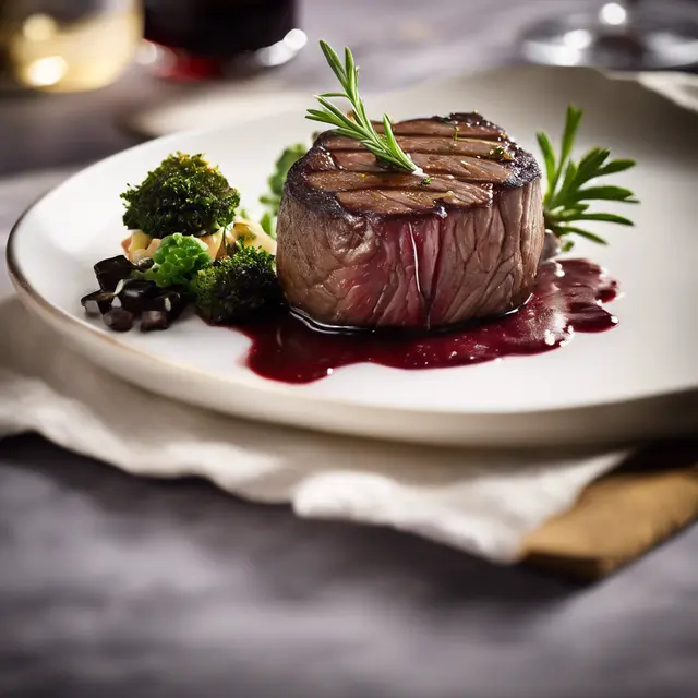 Foto de Wine-Braised Filet Mignon