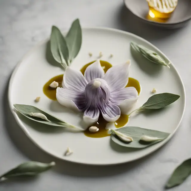 Foto de Garlic Flower with Sage Sauce