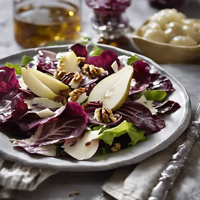 Foto de Gorgonzola, Radicchio, and Pear Salad