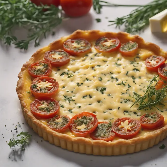 Foto de Cheese and Herb Tart