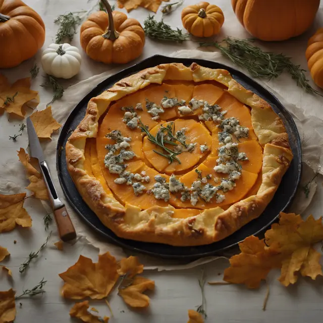 Foto de Pumpkin and Gorgonzola Galette