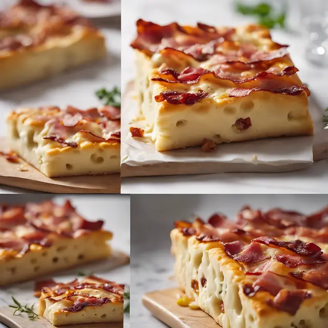 Foto de Cheese and Bacon Focaccia