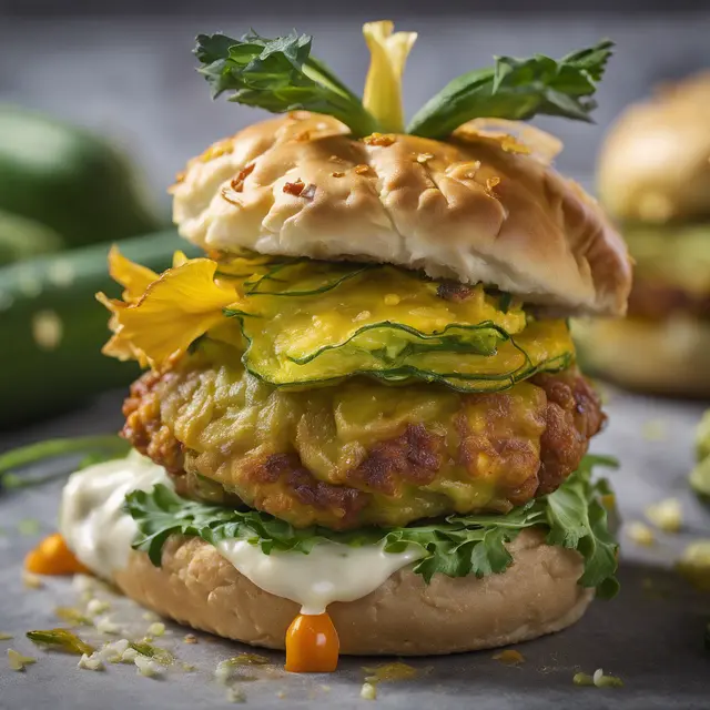 Foto de Zucchini Flower Burger