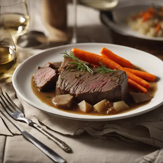 Foto de Braised Beef in White Wine