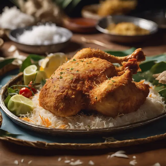 Foto de Chicken Enveloped with Coconut