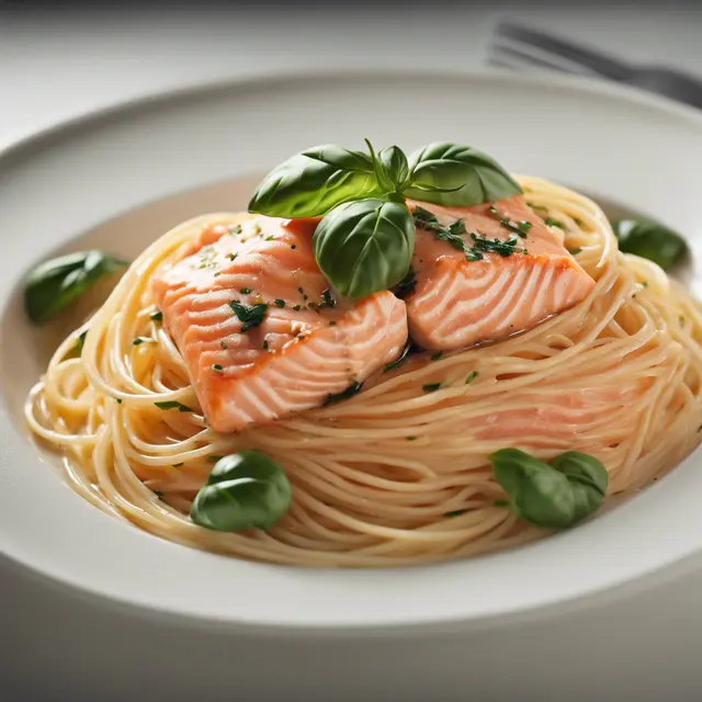 Foto de Spaghetti with Salmon