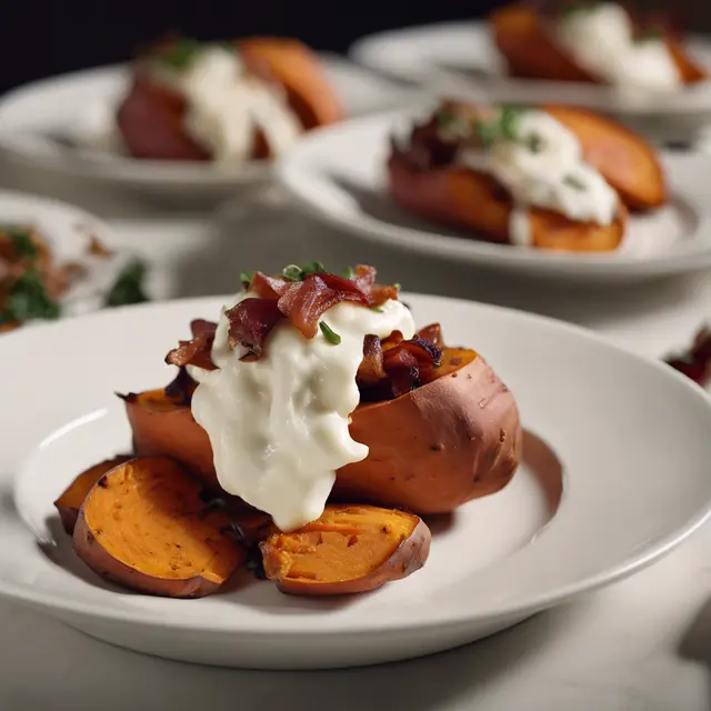 Foto de Roasted Sweet Potatoes with Mozzarella