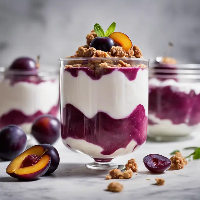 Foto de Fresh Plum Yogurt Parfait