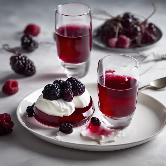 Foto de Wine Jelly with Whipped Cream