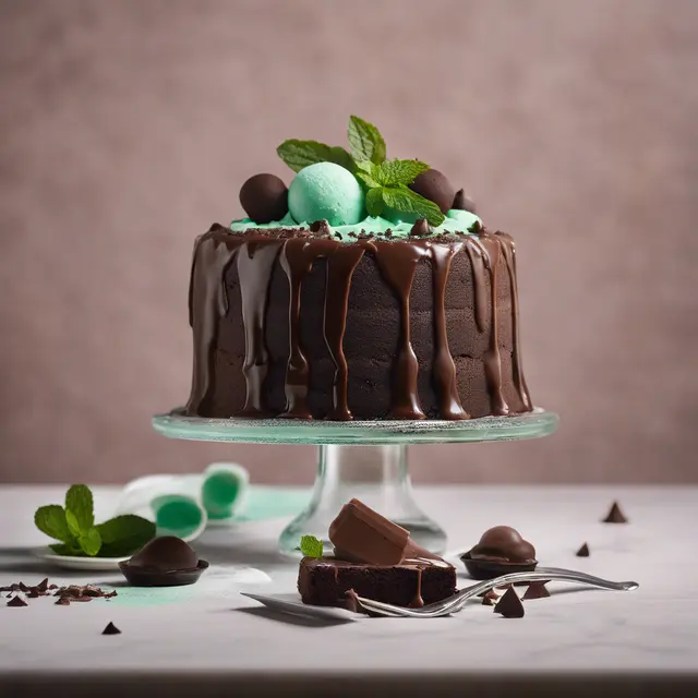 Foto de Chocolate and Mint Cake