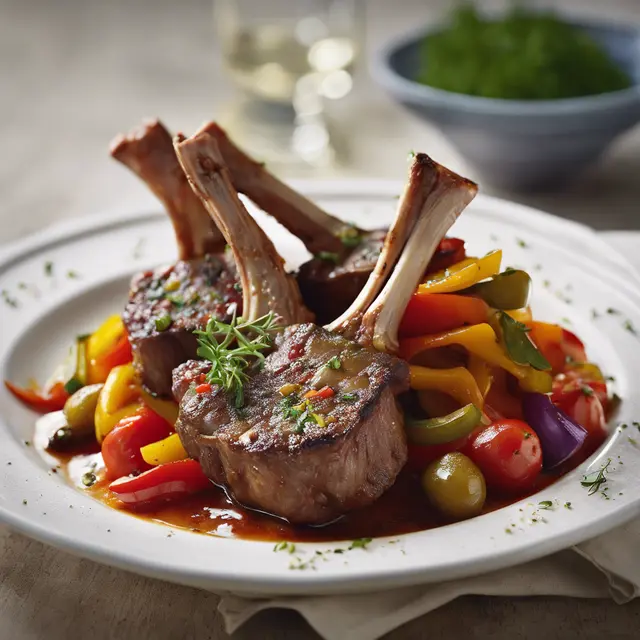 Foto de Lamb Chops with Vegetables