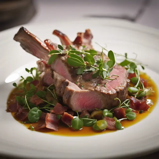 Foto de Lamb with Bacon and Purslane