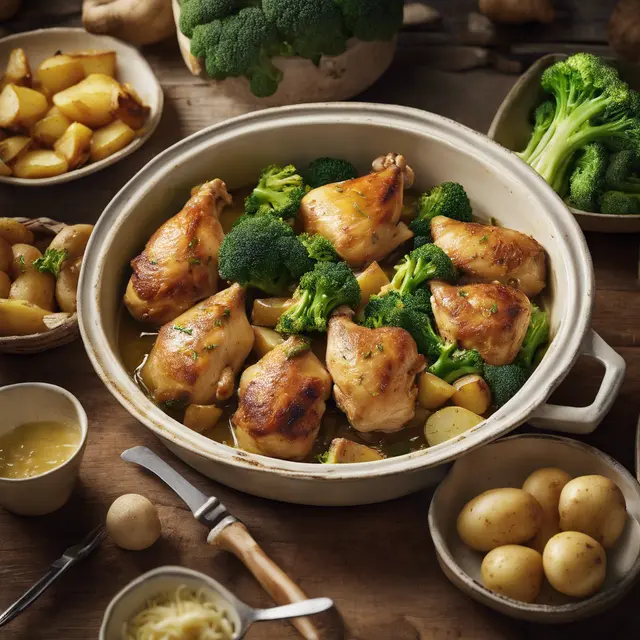 Foto de Chicken with Potatoes and Broccoli