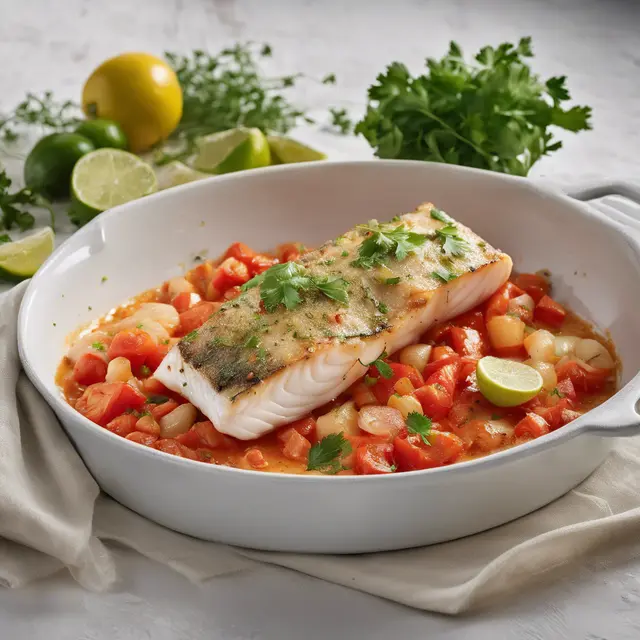 Foto de Cod with Tomato and Onion