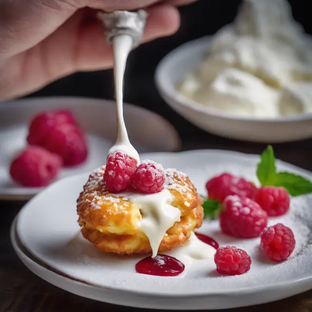 Foto de Ricotta Fritter with Cream