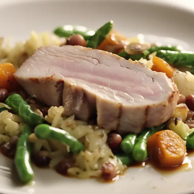 Foto de Pork Loin with Bean and Cabbage