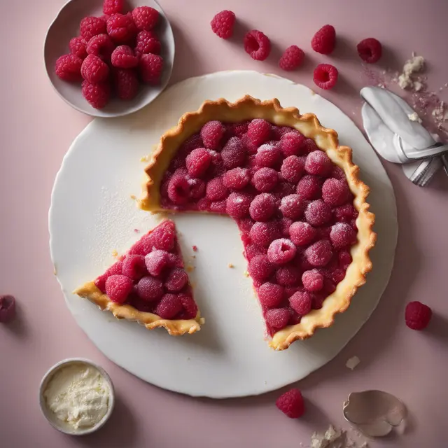 Foto de Raspberry and Ricotta Tart