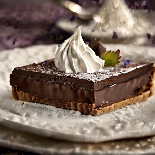 Foto de Chocolate Tart with Chantilly Cream