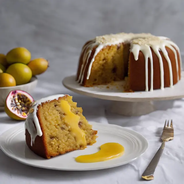 Foto de Passion Fruit and Spice Banana Cake