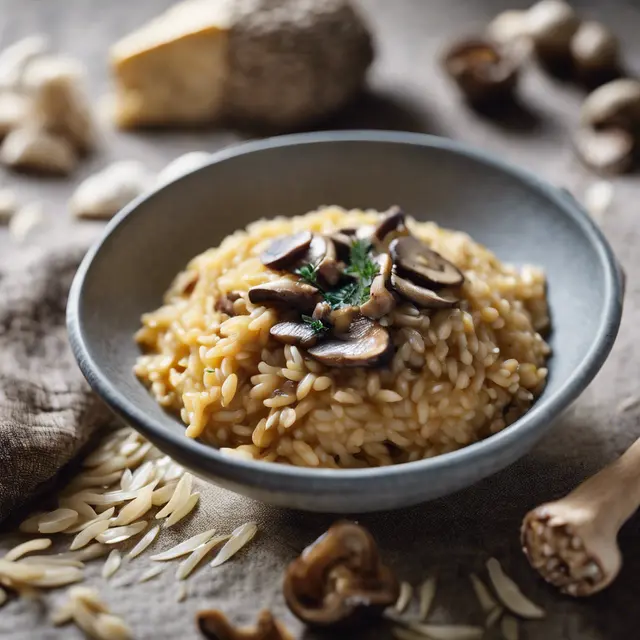 Foto de Orzo Risotto with Dried Mushroom