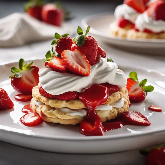 Foto de Strawberry Shortcake with Chantilly Cream