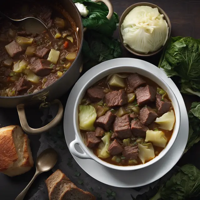 Foto de Beef and Cabbage Stew