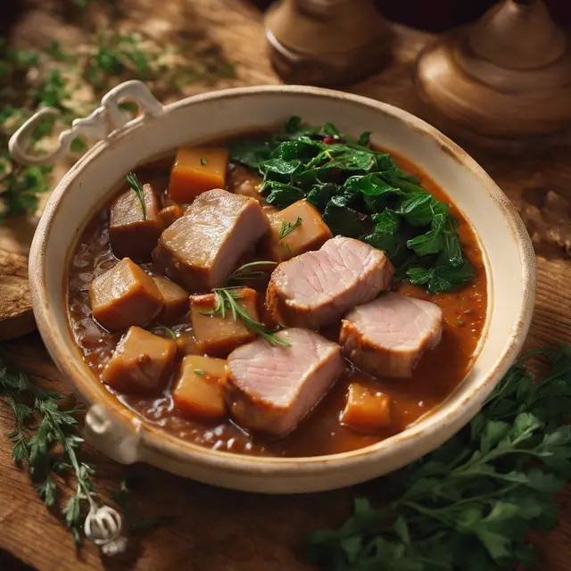 Foto de Pork Loin and Agria Stew