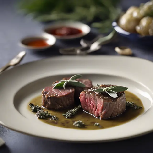 Foto de Beef Mignon with Sage (Nodini di manzo alla salvia)