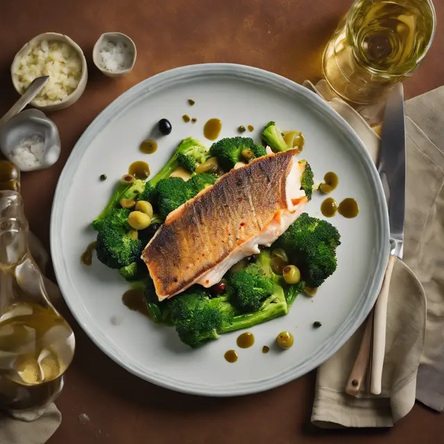 Foto de Rockfish with Broccoli (Bagre com brócolis)