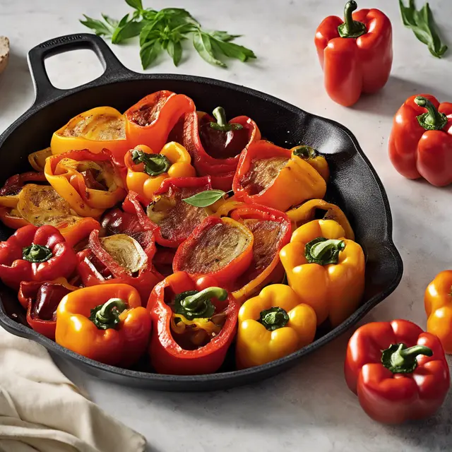 Foto de Pepperoni Skillet (Bell Peppers in a Skillet)