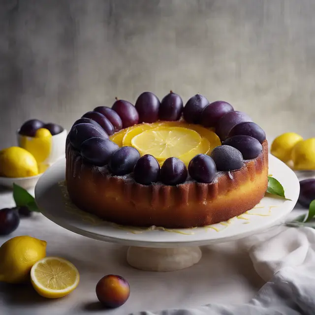 Foto de Lemon and Plum Cake