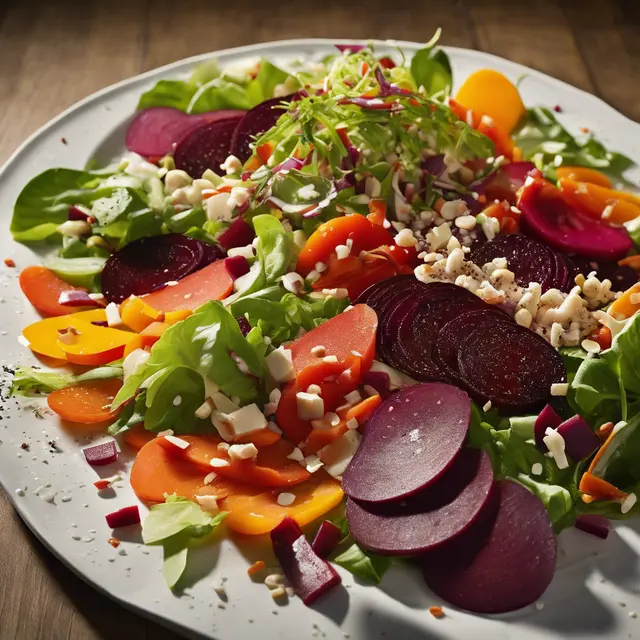 Foto de Assembled Salad with Sesame Dressing