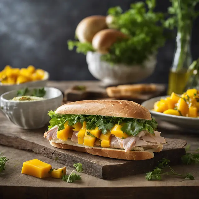 Foto de French Hen Sandwich with Mango Chutney