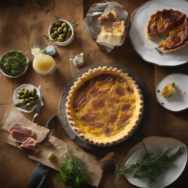 Foto de Smoked Pork Quiche