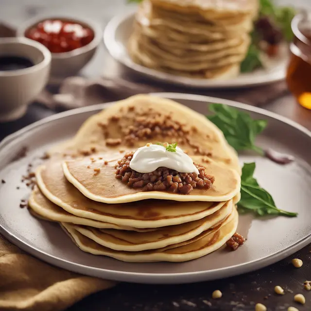 Foto de Basic Massa Pancake with Meat Filling