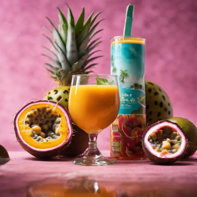 Foto de Passion Fruit Juice with Coconut Milk