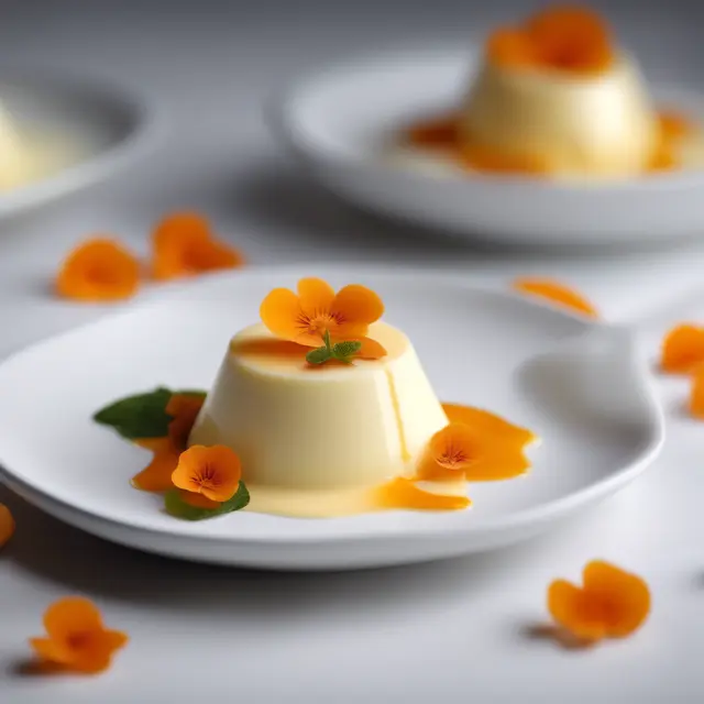 Foto de Orange Cream Panna Cotta